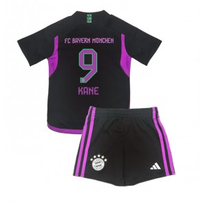 Bayern Munich Harry Kane #9 kläder Barn 2023-24 Bortatröja Kortärmad (+ korta byxor)